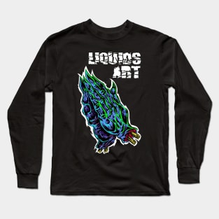 Demons Prayer w/ liquidsart Long Sleeve T-Shirt